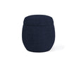 Flex Upholstered Ottoman in Blue Jeans Chenille by Modus Furniture at Eve Furniture