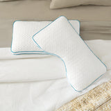 FlexFill + HyperChill White King Pillow by Malouf at Eve Furniture