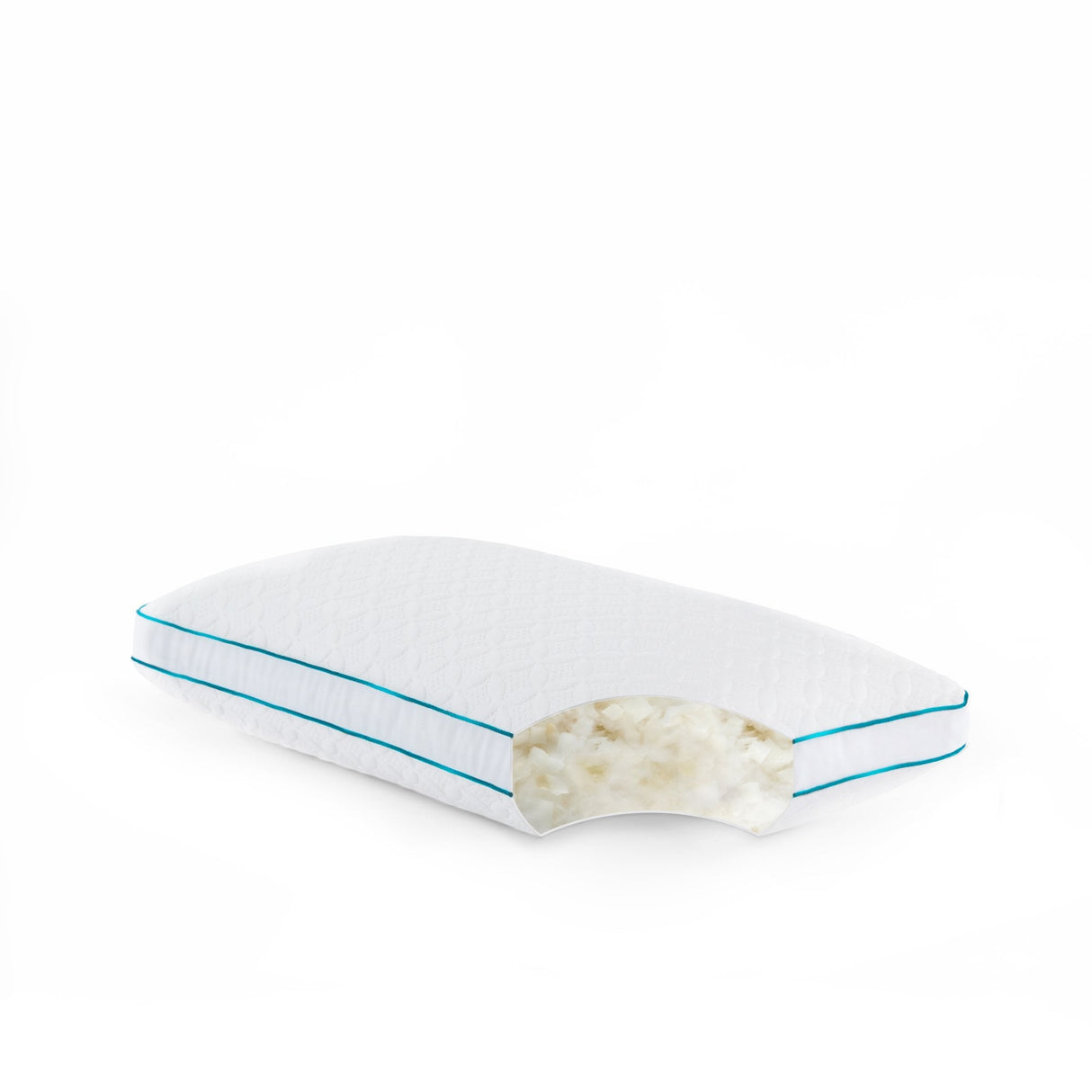 FlexFill + HyperChill White Queen Pillow by Malouf at Eve Furniture