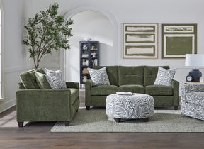 Flexi Comfort Olive Sofa & Loveseat by Happy Homes at Eve Furniture