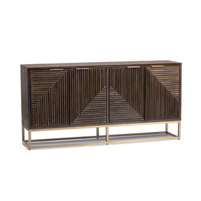 Flint Dark Brown Cabinet by Classic Home at Eve Furniture