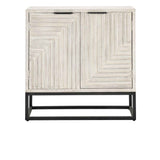Flint Coastal White 2 Door Cabinet by Classic Home at Eve Furniture