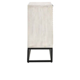 Flint Coastal White 2 Door Cabinet by Classic Home at Eve Furniture