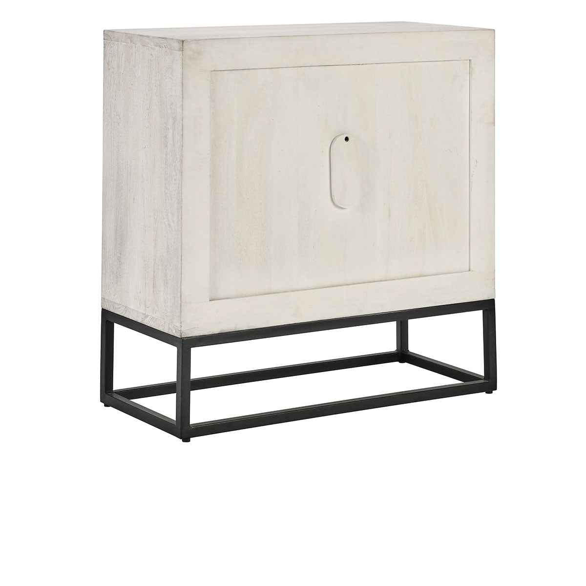 Flint Coastal White 2 Door Cabinet by Classic Home at Eve Furniture