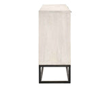 Flint Coastal White 4 Door Cabinet by Classic Home at Eve Furniture