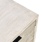Flint Coastal White 4 Door Cabinet by Classic Home at Eve Furniture