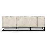 Flint Whitewash Sideboard by Classic Home at Eve Furniture
