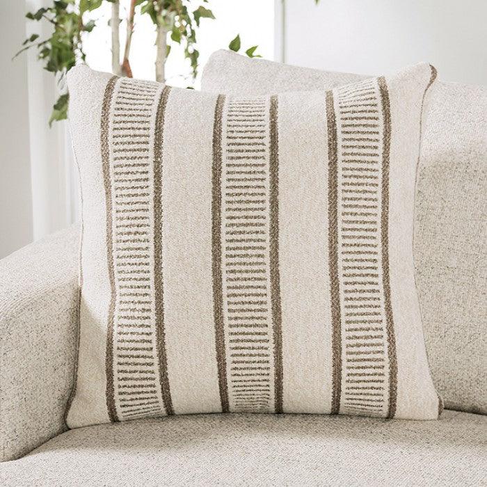 Flintshire Beige Loveseat by Furniture of America at Eve Furniture