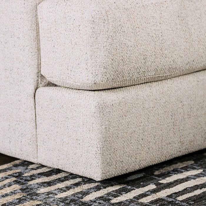 Flintshire Beige Loveseat by Furniture of America at Eve Furniture