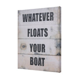 Float Your Boat by Mercana Studio a Hand Embellished Textured Canvas by Mercana at Eve Furniture