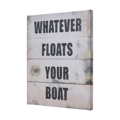 Float Your Boat by Mercana Studio a Hand Embellished Textured Canvas by Mercana at Eve Furniture