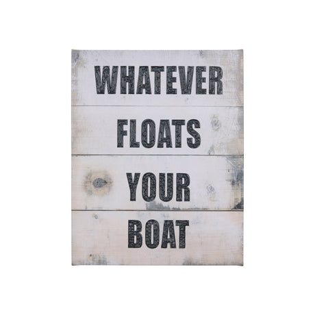 Float Your Boat by Mercana Studio a Hand Embellished Textured Canvas by Mercana at Eve Furniture
