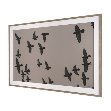 Flock I by Nathan Larson a Hand Embellished Framed Photo Print under Glass by Mercana at Eve Furniture