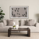Flock I by Nathan Larson a Hand Embellished Framed Photo Print under Glass by Mercana at Eve Furniture