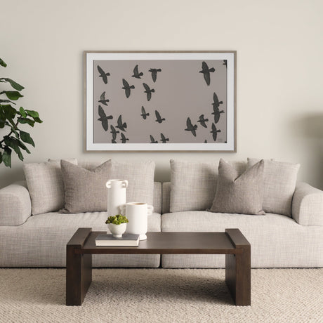 Flock I by Nathan Larson a Hand Embellished Framed Photo Print under Glass by Mercana at Eve Furniture