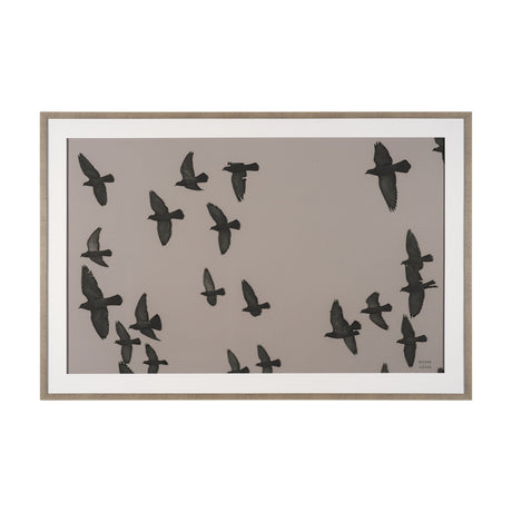 Flock I by Nathan Larson a Hand Embellished Framed Photo Print under Glass by Mercana at Eve Furniture