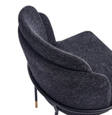 Flor Dining Chair in Black by Manhattan Comfort at Eve Furniture