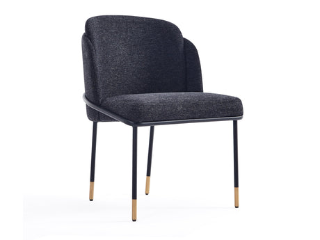 Flor Dining Chair in Black by Manhattan Comfort at Eve Furniture