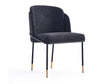 Flor Dining Chair in Black by Manhattan Comfort at Eve Furniture