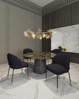 Flor Dining Chair in Black (set of 2) by Manhattan Comfort at Eve Furniture