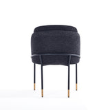 Flor Dining Chair in Black (set of 2) by Manhattan Comfort at Eve Furniture