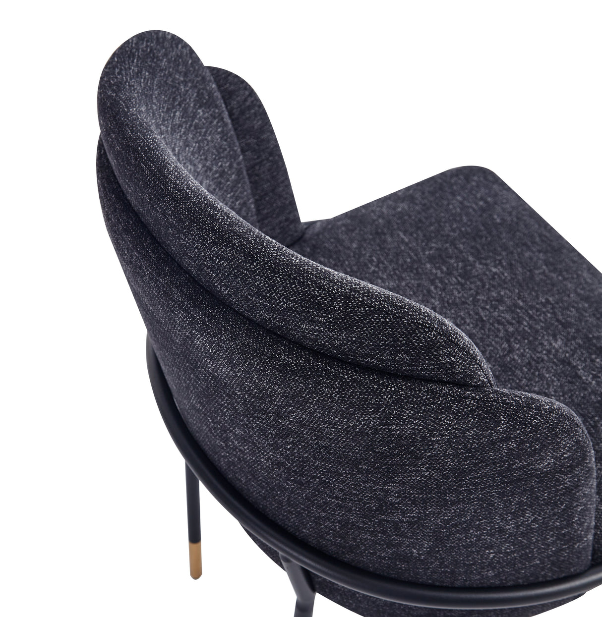 Flor Dining Chair in Black (set of 2) by Manhattan Comfort at Eve Furniture