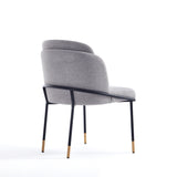 Flor Dining Chair in Gray (set of 2) by Manhattan Comfort at Eve Furniture