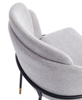Flor Dining Chair in Gray (set of 2) by Manhattan Comfort at Eve Furniture