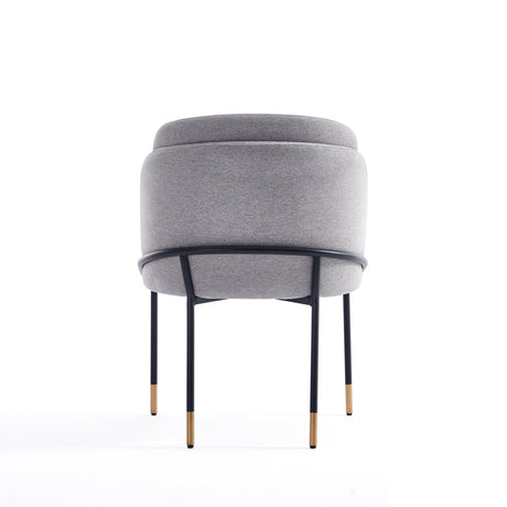 Flor Dining Chair in Grey by Manhattan Comfort at Eve Furniture