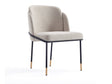 Flor Dining Chair in Wheat by Manhattan Comfort at Eve Furniture