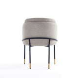 Flor Dining Chair (set of 2) in Wheat by Manhattan Comfort at Eve Furniture
