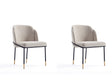 Flor Dining Chair (set of 2) in Wheat by Manhattan Comfort at Eve Furniture