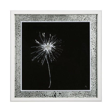 Flora II by Mercana Studio a Hand Embellished Textured Framed Art Print Matted under Glass by Mercana at Eve Furniture
