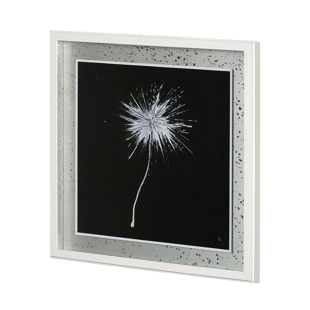 Flora III by Mercana Studio a Hand Embellished Textured Framed Art Print Matted under Glass by Mercana at Eve Furniture