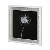 Flora III by Mercana Studio a Hand Embellished Textured Framed Art Print Matted under Glass by Mercana at Eve Furniture
