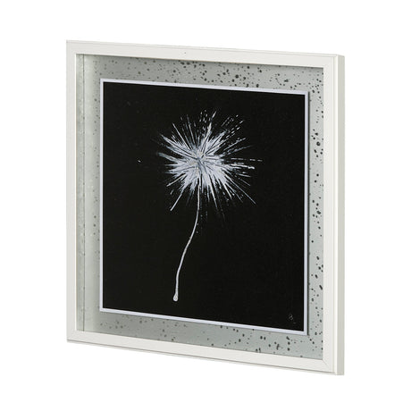 Flora III by Mercana Studio a Hand Embellished Textured Framed Art Print Matted under Glass by Mercana at Eve Furniture