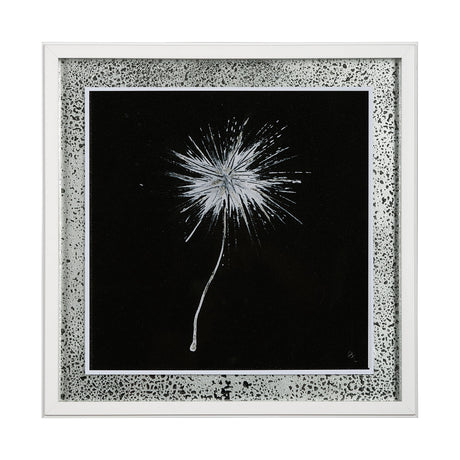 Flora III by Mercana Studio a Hand Embellished Textured Framed Art Print Matted under Glass by Mercana at Eve Furniture