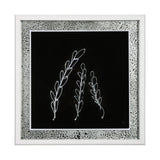 Flora IV by Mercana Studio a Hand Embellished Textured Framed Art Print Matted under Glass by Mercana at Eve Furniture