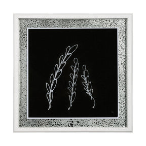 Flora IV by Mercana Studio a Hand Embellished Textured Framed Art Print Matted under Glass by Mercana at Eve Furniture