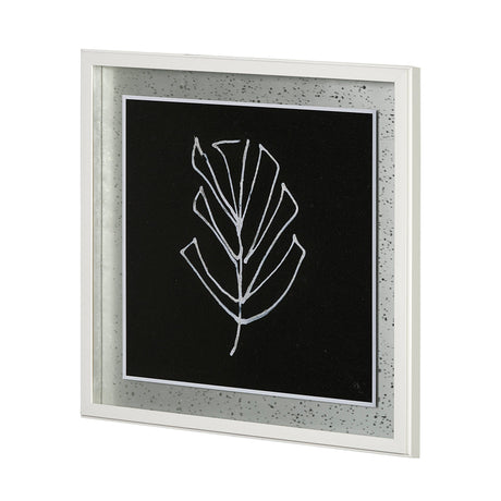 Flora V by Mercana Studio a Hand Embellished Textured Framed Art Print Matted under Glass by Mercana at Eve Furniture