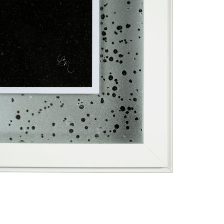 Flora V by Mercana Studio a Hand Embellished Textured Framed Art Print Matted under Glass by Mercana at Eve Furniture