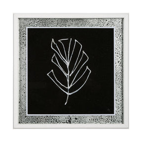 Flora V by Mercana Studio a Hand Embellished Textured Framed Art Print Matted under Glass by Mercana at Eve Furniture