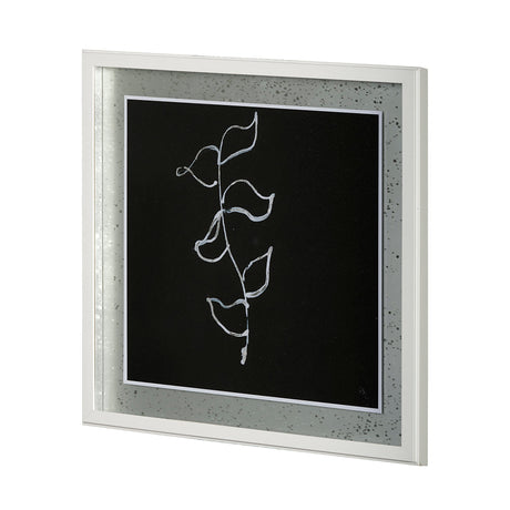 Flora VI by Mercana Studio a Hand Embellished Textured Framed Art Print Matted under Glass by Mercana at Eve Furniture