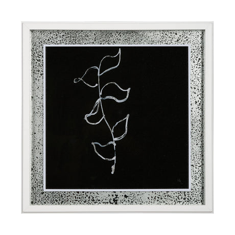 Flora VI by Mercana Studio a Hand Embellished Textured Framed Art Print Matted under Glass by Mercana at Eve Furniture