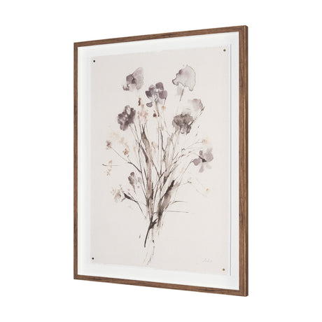 Floral Impressions I by Melody Ducharme a Hand Embellished Framed Print under Glass by Mercana at Eve Furniture