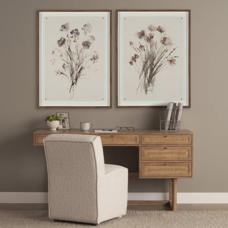 Floral Impressions I by Melody Ducharme a Hand Embellished Framed Print under Glass by Mercana at Eve Furniture