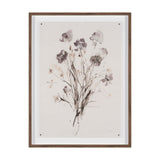 Floral Impressions I by Melody Ducharme a Hand Embellished Framed Print under Glass by Mercana at Eve Furniture
