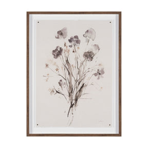 Floral Impressions I by Melody Ducharme a Hand Embellished Framed Print under Glass by Mercana at Eve Furniture