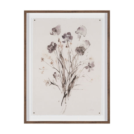 Floral Impressions I by Melody Ducharme a Hand Embellished Framed Print under Glass by Mercana at Eve Furniture