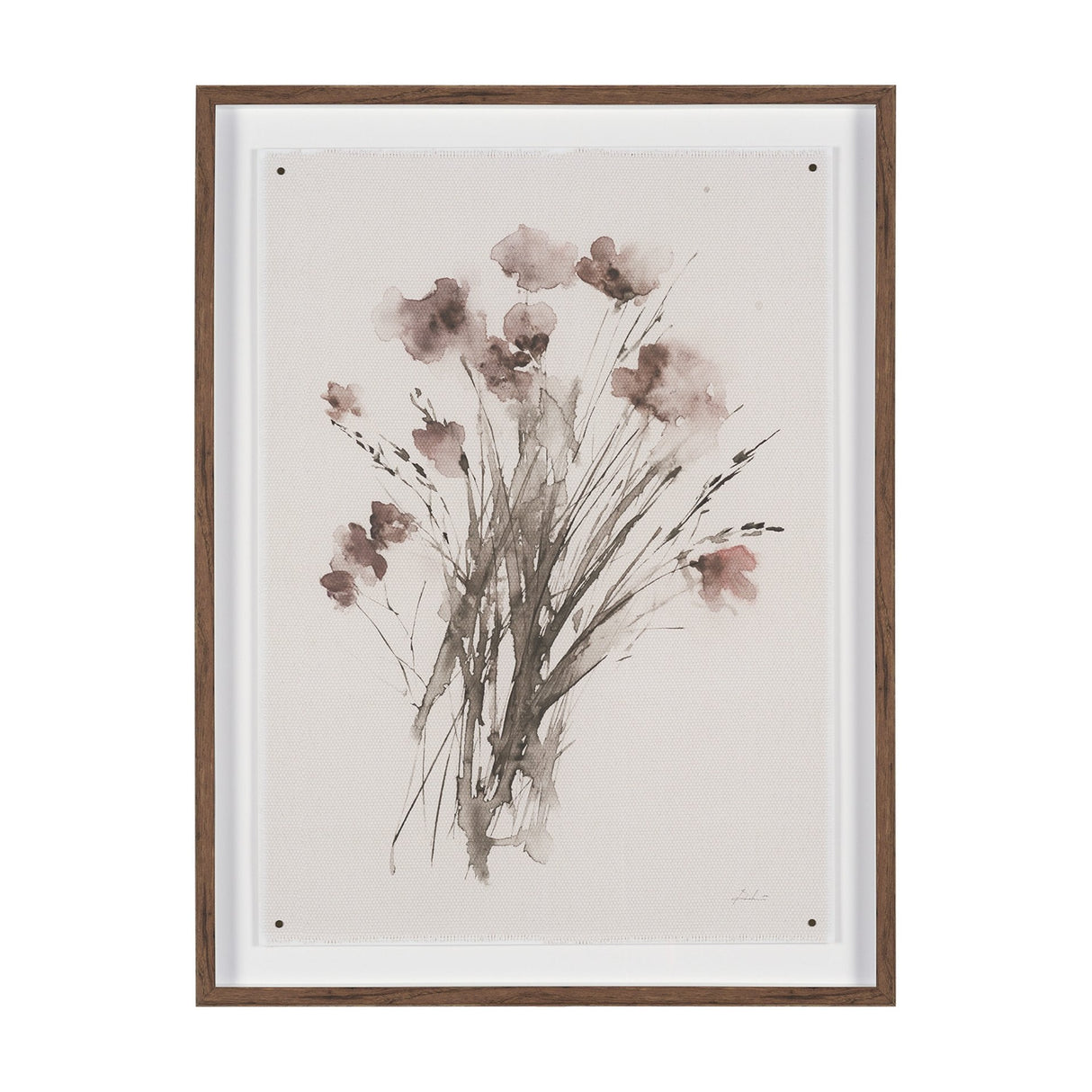 Floral Impressions II by Melody Ducharmea Hand Embellished Framed Print under Glass by Mercana at Eve Furniture